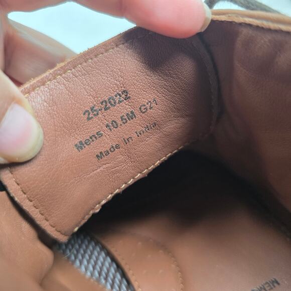 Johnston & Murphy Leather Chukka Desert Boots Brown MENS Size 10.5 Classic
